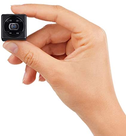 Lilexo Mini Camera - 1080P Small Security Camera - Cop Cam - Mini HD Wireless Nanny Cam with Night Vision & Motion Detection Indoor/Outdoor Portable Micro Camera for Home, Car, Office (No Wi-Fi)