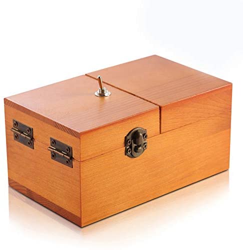 EASTBULL Useless Box , Pointless Box Turns Itself Off Box Useless Machine Leave Me Alone Box Toys as Gift for Christmas, Office Desk Gadgets