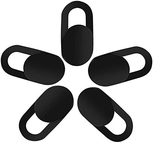 EYSOFT Webcam Cover 0.7MM Thin - Web Camera Cover fits Laptop, Desktop, PC, Macbook Pro, iMac, Mac Mini, Computer, Smartphone,Protect Your Privacy and Security (Black)