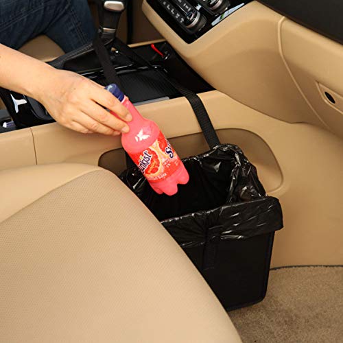 KMMOTORS Jopps Car Garbage Can Patented Car Wastebasket Comfortable Car Mini Organizer… (Jopps, Garbage can)