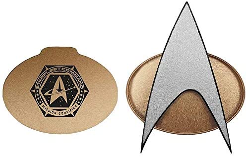 Star Trek Next Generation 2021 Bluetooth Communicator Badge - TNG Bluetooth Combadge with Chirp Sound Effects, Microphone & Speaker – Star Trek Memorabilia, Gifts, Collectibles, & Toys for StarTrek
