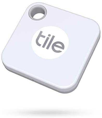 Tile Mate (2020) 1-pack - Bluetooth Tracker, Keys Finder and Item Locator for Keys, Bags and More; Water Resistant with 1 Year Replaceable Battery