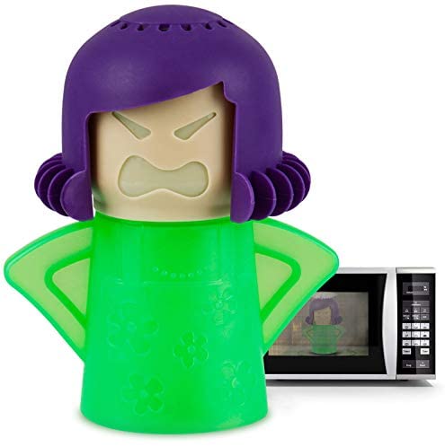 Angry Mama Microwave Cleaner Microwave Oven Steam Cleaner Doll for Home, Kitchen and Office by AODOOR, Easily Cleans the Crud in Minutes