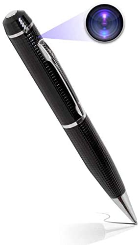 CAMXSW Hidden Pen Camera, Hidden Spy Pen Camera Tech Gadget 1080P High Reslution DVR, Video Camcorder, Webcam, HD Business Portable Spy Pen Camera, Mini Security & Surveillance