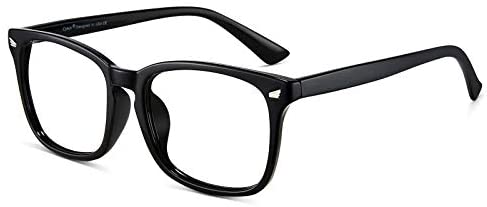 Cyxus Blue Light Blocking Computer Glasses, Patented Anti Blue Light Lens, Anti UV 400, Relieve Digital Eye Strain, Classic Square Eyeglasses Frame