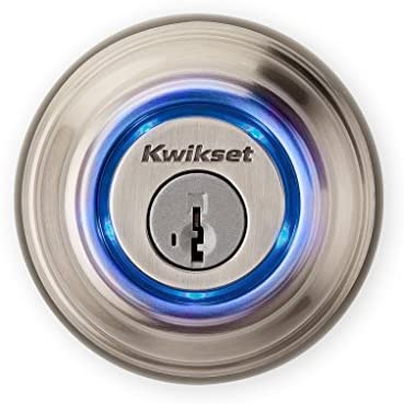 Kwikset - Kevo 99250-202 Kevo 2nd Gen Bluetooth Touch-to-Open Smart Keyless Entry Electronic Deadbolt Door Lock Featuring SmartKey Security, Satin Nickel