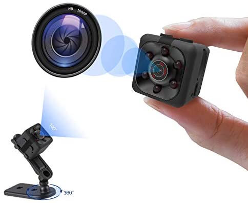 Mini Camera HD 1080P Babysitter Camera Sports Mini Camera Sports Camera Small Camera, Suitable for Home Office Driving Record Outdoor Sports, etc.