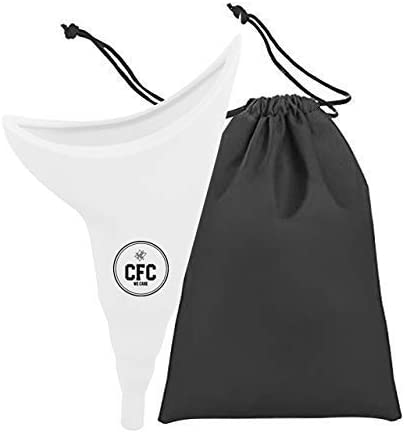 CFC Female Portable Pee Funnel Urinal Camping Travel Cup Women Urination Funnel Outdoor Toilet Device Camping Hiking Road Trip Must Haves Essential Accessories