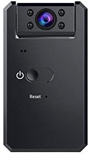 Hidden Camera-1080P Portable Mini Security Camera Nanny Cam with Night Vision/Motion Detection /1200mAh Battery for Home and Office,Indoor/Outdoor Use-No WiFi Function