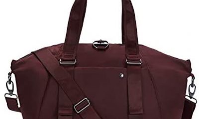 PacSafe Women's Citysafe CX 20L Anti Theft Tote, Merlot, 20 Liter
