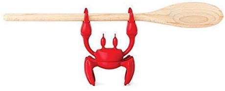 RED Crab Spoon Holder & Steam Releaser by OTOTO