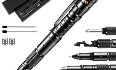 Gifts for Men, Tactical Pen, Multitool with LED Flashlight for Women & Men, Cool & Unique Birthday Christmas Gifts Ideas for Him Husband Dad Grandpa with Black Gift Box