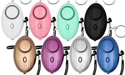 KOSIN Safe Sound Personal Alarm, 8 Pack 140DB Personal Security Alarm Keychain with LED Lights, Emergency Safety Alarm for Women, Men, Children, Elderly