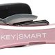 KeySmart Pro - Key Holder w LED Light & Tile Smart Technology (up to 10 Keys) (Rose Gold)