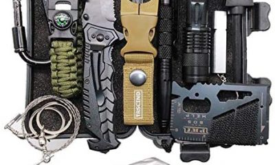 Cool & Unique Christmas Birthday Gifts for Men Dad Him Boyfriend Husband, Stocking Stuffers for Men, Fun Cool Gadgets for Mens Gifts Ideas, 11-in-1 Survival Gear and Equipment, Official Survival Kit