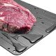 GAFICHEF Defrosting Tray, High Density Aviation Aluminum Thawing Plate for Defrosting Frozen Food, Quicker Safer Way to Defrost Meat Pork Beef Fish ，No Chemicals, No Microwave
