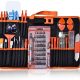 GANGZHIBAO 90pcs Electronics Repair Tool Kit Professional, Precision Screwdriver Set Magnetic for Fix Open Pry Cell Phone, Apple iPhone, Computer, PC, Laptop, Tablet, iPad, Mac book with Portable Bag