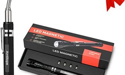 Gifts For Dad Fathers Day,Magnetic Pickup Tool with 3 LED Lights,Telescoping Magnet Flashlight,Gadget For Men, Unique Birthday Gifts For Men,Dad,Him,DIY Handyman, Husband, Boyfriend