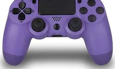 Wireless Controller for PS4- Foster Gadgets PS4 Remote Joystick for Sony Playstation 4 with Charging Cable (Electric Purple, 2019 New Model