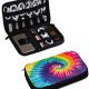 3D Tie Dye Electronics Organizer, Digital Gadget Organizers Cable Bag Pencil Case Accessories Double Layer Travel Cable Storage Bag for Cable,Portable Hard Drives,USB,Earphones,Power Banks M Thick