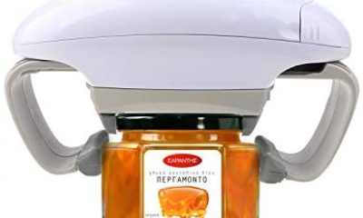 Electric Jar Opener, Kitchen Gadget Strong Tough Automatic Jar Opener For New Sealed Jars,The Hands Free Jar Opener with Less Effort to Open