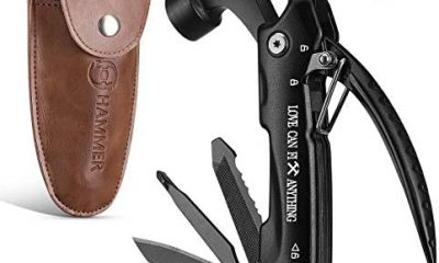 Gifts for Men Dad Father's Day Husband Boyfriend Multitool - UPGRADED 12 in 1 Stainless Steel Multi Tool with Hammer, Plier, Screwdrivers, Saw, Bottle Opener - Gadgets for Household, Garden, Camping