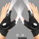 LED Flashlight Gloves, Father's Day Gifts for Dad, Men, Women, Boyfriend, Husband, Hands Free Lights for Camping Fishing Car Repairing, Cool Gadget Outdoor Gear