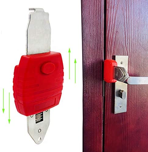 Portable Door Lock, GSERA Travel Lock 2.0, Door Security Device, Add a Lock Provide Additional Safety and Privacy, Can be Used for Traveling,AirBNB,Hotel,Apartment,School,Home Rentals,Evictions