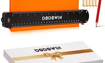 Tools for Men Dad Husband, Contour Gauge Profile Tool, Cool Gadgets, Birthday Fathers Day Gifts for Men Mum Dad, Profile Gauge Duplicator with Lock Must Have Corner Tool for DIY Handyman Home Decor