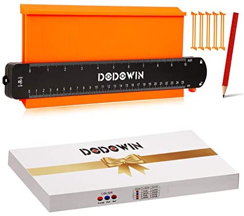 Tools for Men Dad Husband, Contour Gauge Profile Tool, Cool Gadgets, Birthday Fathers Day Gifts for Men Mum Dad, Profile Gauge Duplicator with Lock Must Have Corner Tool for DIY Handyman Home Decor