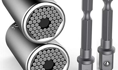 Universal Socket Grip Adapter LEBERNA 4 PCS | Multi Functional Sockets Set Ratchet Power Drill Bit Wrench 1/4"-3/4" (7mm-19mm) Professional Repair Tools Gifts for Dad Men Fathers Husband DIY Handyman