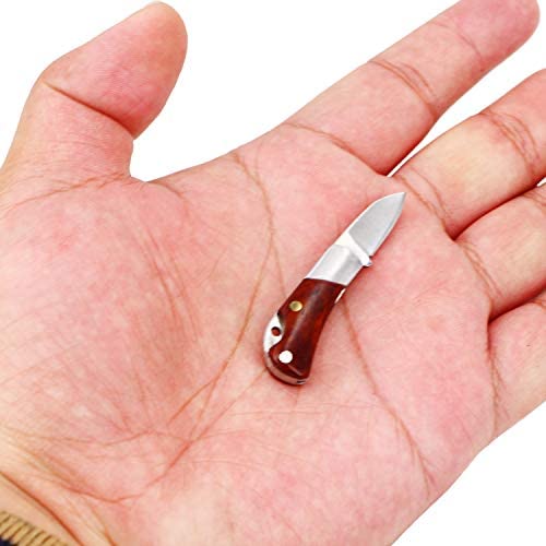 Tiny Folder Miniature Gadgets Collection Knife, Eastern Delights Pocket Smallest Multi Tool (Sandalwood)