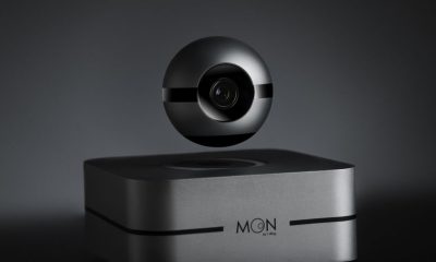 The Moon is a floating smart home cam with a built-in hub