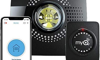 Chamberlain MyQ Smart Garage Hub - Wi-Fi enabled Garage Hub with Smartphone Control, Model MYQ-G0301, Old Version, Black