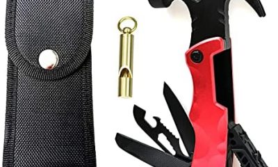 Hammer Multitool Camping Accessories, Cool Gadgets Gift for Men ,Outdoor Tool Gear and Equipment,HVAKHVA