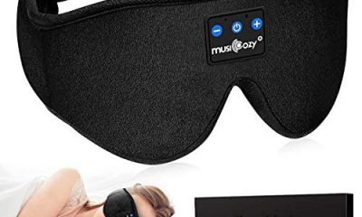 MUSICOZY Sleep Headphones Wireless Headband Sleeping Headphones Sleep Mask, Noise Cancelling Headphones Sleep Earbuds Office Travel for Men Women Cool Tech Gadgets Unique Gifts Boys Girls