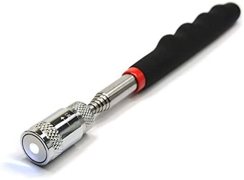 Magnetic Pickup Tool- Led Light Telescoping Handle Magnet Pick up 8 Lb Lift Capacity By bogo Brands