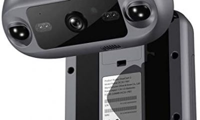 Remo+ DoorCam 2 Wireless Over-The-Door Smart Security Camera with 1080p HD Video, Motion Sensor, 2-Way Talk, and Alexa Enabled (No Monthly Fees) (Free Cloud Storage), Dark Grey