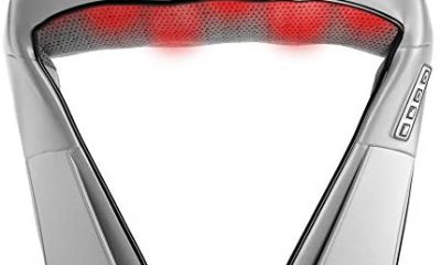 Shiatsu Back & Neck Massager ,Shoulder Massager with Heat, Deep Kneading Massage for Neck, Back, Shoulder, Foot and Legs, Use at Home, Car, Office