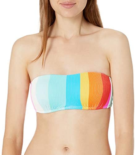 Trina Turk Women's Bandeau Hipster Bikini Swimsuit Top