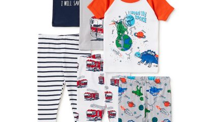 Wonder Nation Baby Toddler Boys Snug Fit Cotton Pajamas, 6pc Set (12M-5T)