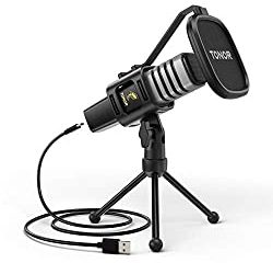 Amazon.com: USB Microphone, TONOR Condenser Computer PC Mic with Tripod Stand, Pop Filter, Shock Mount for Gaming, Streaming, Podcasting, YouTube, Voice Over, Skype, Twitch, Compatible with Laptop Desktop, TC30 : Musical Instruments