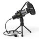Amazon.com: USB Microphone, TONOR Condenser Computer PC Mic with Tripod Stand, Pop Filter, Shock Mount for Gaming, Streaming, Podcasting, YouTube, Voice Over, Skype, Twitch, Compatible with Laptop Desktop, TC30 : Musical Instruments