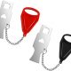 2PCS Portable Door Lock,Travel Lock, Safety Door Stopper Security, Additional Protection for Home, Apartment, Hotel, School, Airbnb
