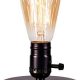 Licperron Lamps, Table Lamp Base E26 E27 Industrial Small Desk Lamp with Plug in Cord On/Off Switch Bedside Lamp Holder for Home Lighting Decor