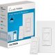 Lutron Caseta Wireless Smart Lighting Dimmer Switch and Remote Kit for Wall & Ceiling Lights, P-PKG1W-WH, White