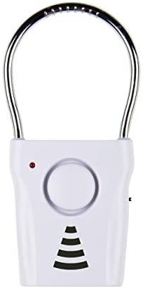 SABRE Door Handle Alarm – 110dB Door Alarm for Home Security – Audible up to 600 Feet (185M) Away – Vibration-Triggered Security Alarm Sounds when Door Knob is Touched from Outside