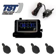 Truck Systems Technology TST 507 Tire Pressure Monitor w/ 4 Flow-Thru Sensors with Color Display