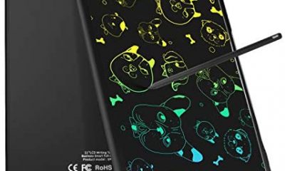 BUODREPE LCD Writing Tablet，10 Inches Colorful Toddler Doodle Board Drawing Pads，Erasable and Reusable Electronic Drawing Tablet，Educational Toys Gifts for 3 4 5 6 7 Years Old Girls and Boys (Black)