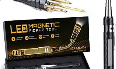 Gifts for Men Magnetic Pickup Tools with LED Light, Unique Gadgets Mens Gift Extending Pick Up on Birthday for Father, Husband, Boyfriend, Him, Mechanic Cool Stuff for Hard to Reach Place